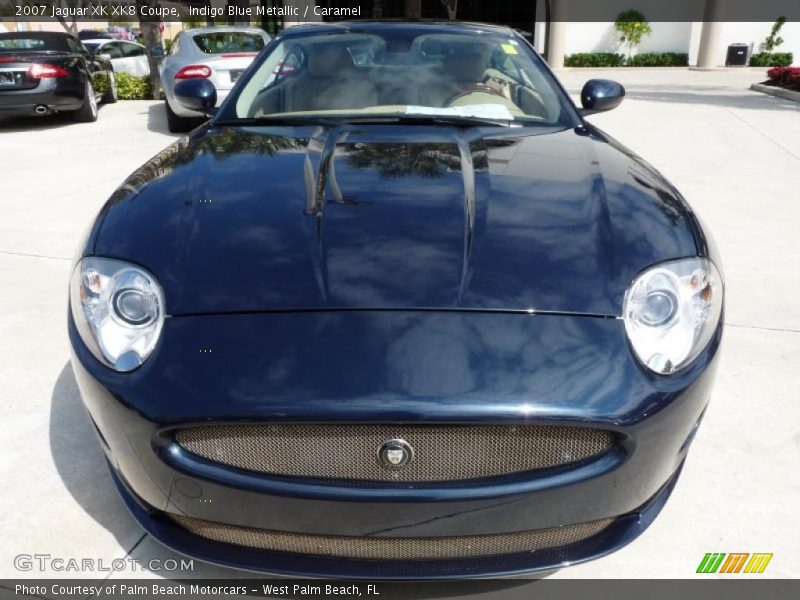 Indigo Blue Metallic / Caramel 2007 Jaguar XK XK8 Coupe