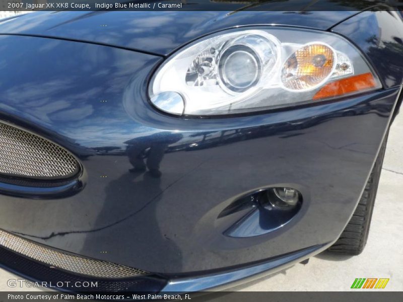 Indigo Blue Metallic / Caramel 2007 Jaguar XK XK8 Coupe