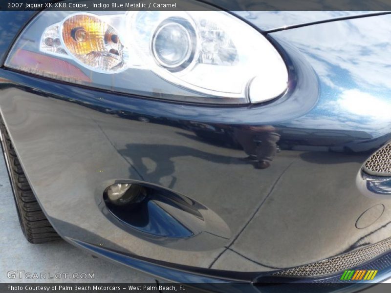 Indigo Blue Metallic / Caramel 2007 Jaguar XK XK8 Coupe