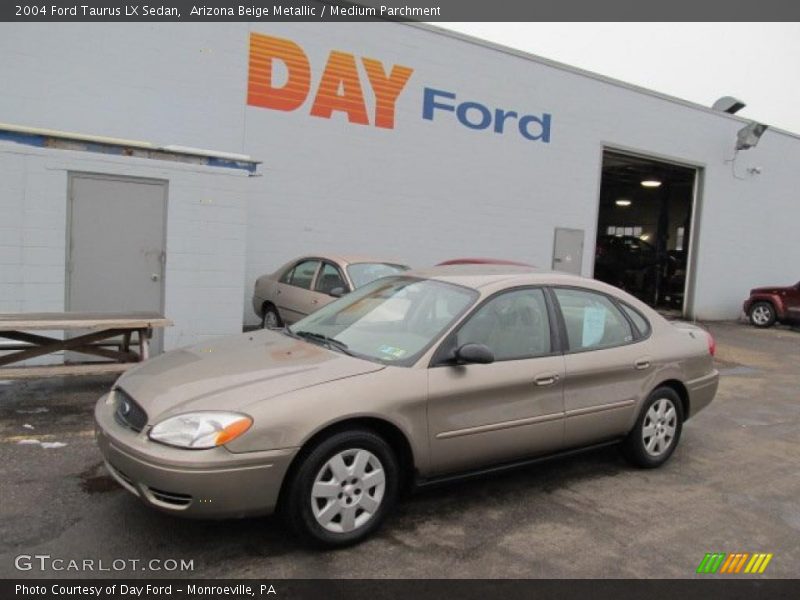 Arizona Beige Metallic / Medium Parchment 2004 Ford Taurus LX Sedan