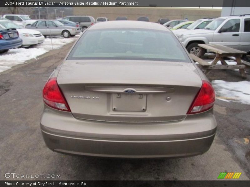 Arizona Beige Metallic / Medium Parchment 2004 Ford Taurus LX Sedan