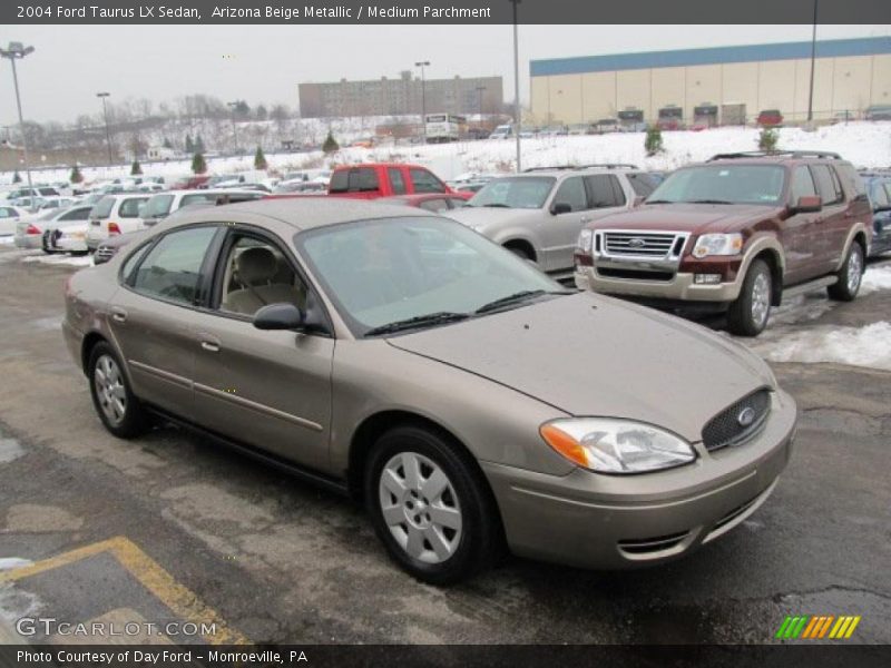 Arizona Beige Metallic / Medium Parchment 2004 Ford Taurus LX Sedan