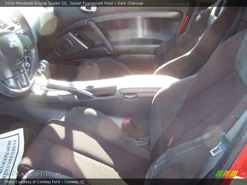 Sunset Pearlescent Pearl / Dark Charcoal 2009 Mitsubishi Eclipse Spyder GS