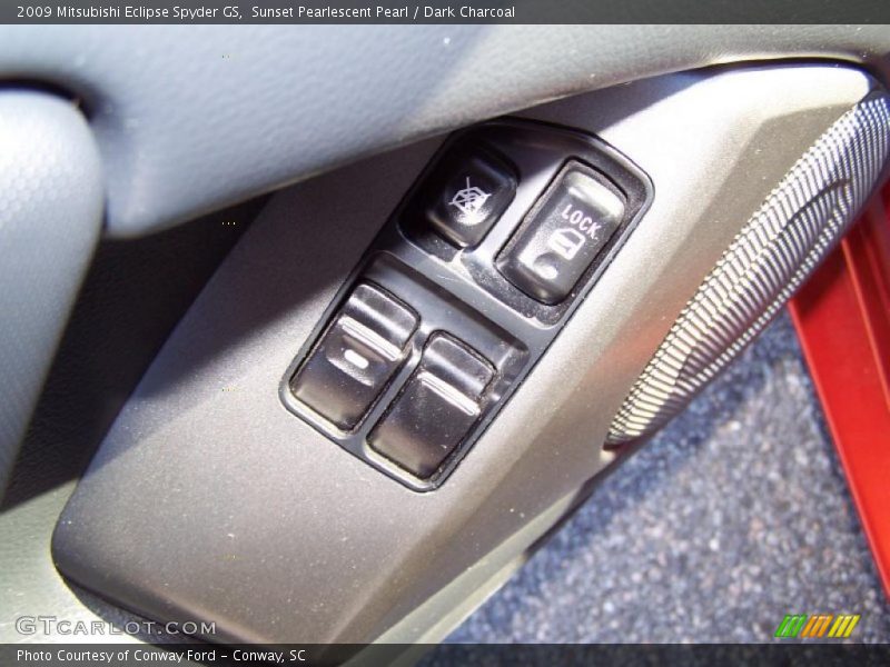 Sunset Pearlescent Pearl / Dark Charcoal 2009 Mitsubishi Eclipse Spyder GS