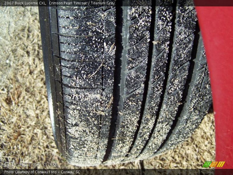Crimson Pearl Tintcoat / Titanium Gray 2007 Buick Lucerne CXL