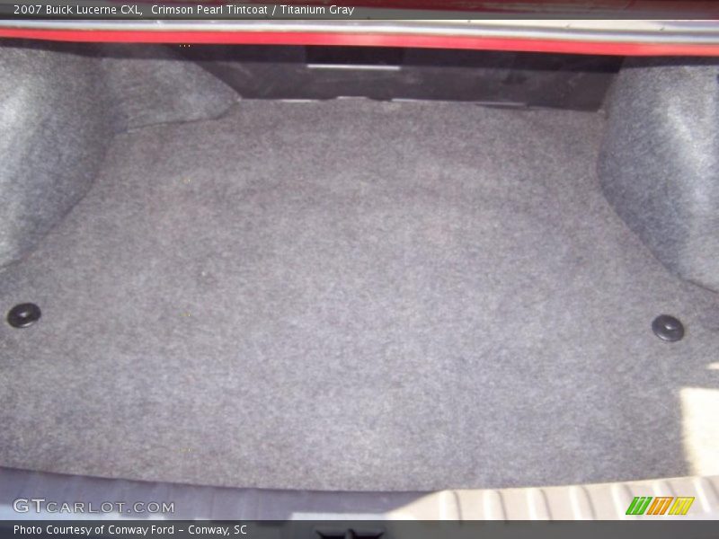 Crimson Pearl Tintcoat / Titanium Gray 2007 Buick Lucerne CXL
