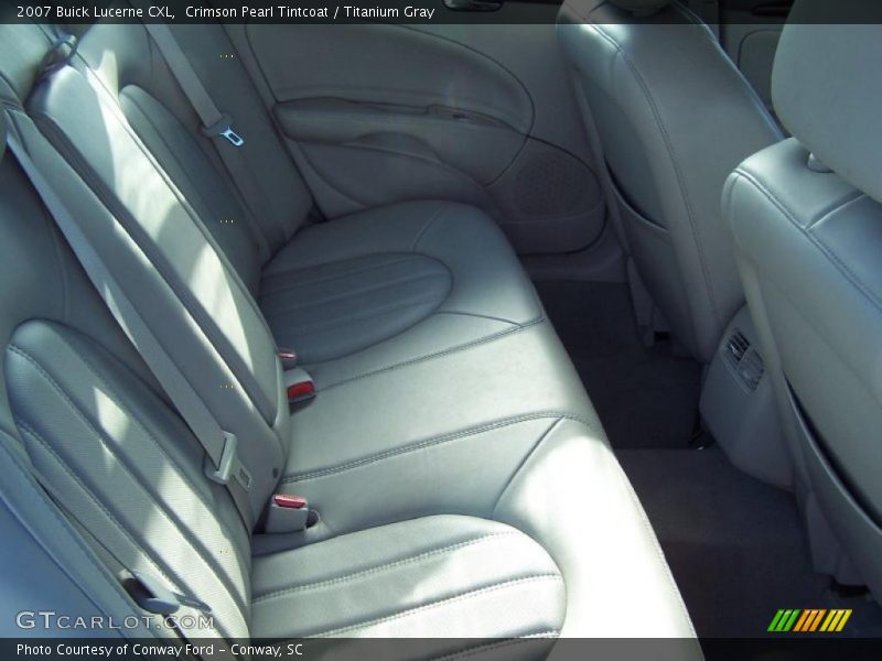 Crimson Pearl Tintcoat / Titanium Gray 2007 Buick Lucerne CXL