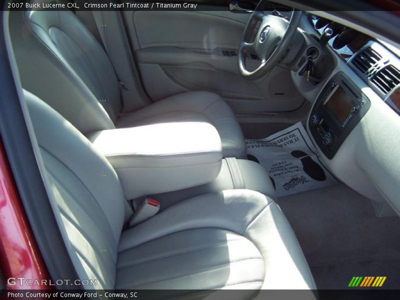 Crimson Pearl Tintcoat / Titanium Gray 2007 Buick Lucerne CXL