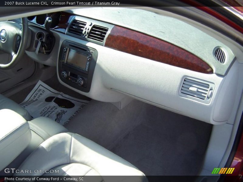 Crimson Pearl Tintcoat / Titanium Gray 2007 Buick Lucerne CXL