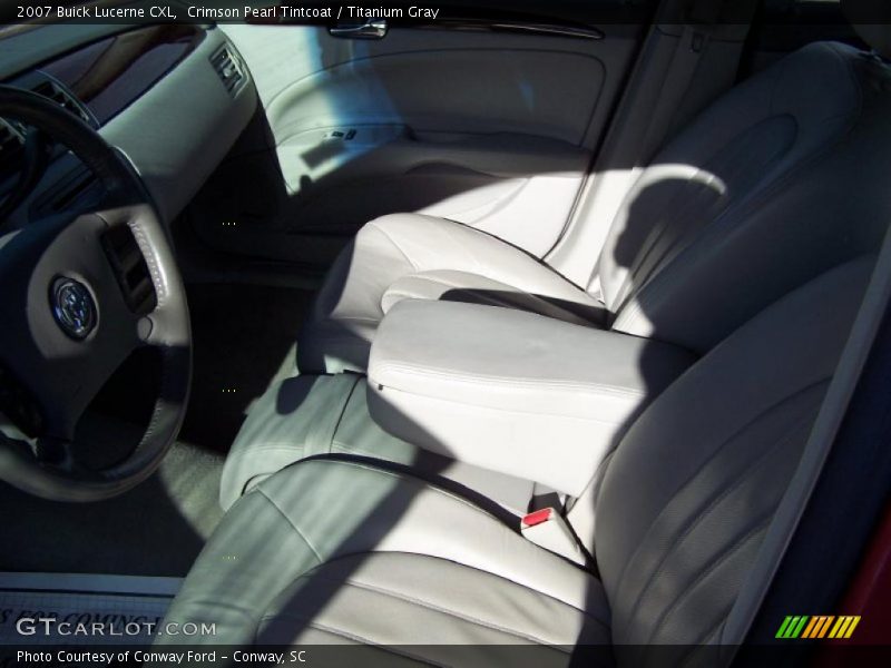 Crimson Pearl Tintcoat / Titanium Gray 2007 Buick Lucerne CXL