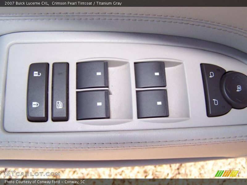 Crimson Pearl Tintcoat / Titanium Gray 2007 Buick Lucerne CXL