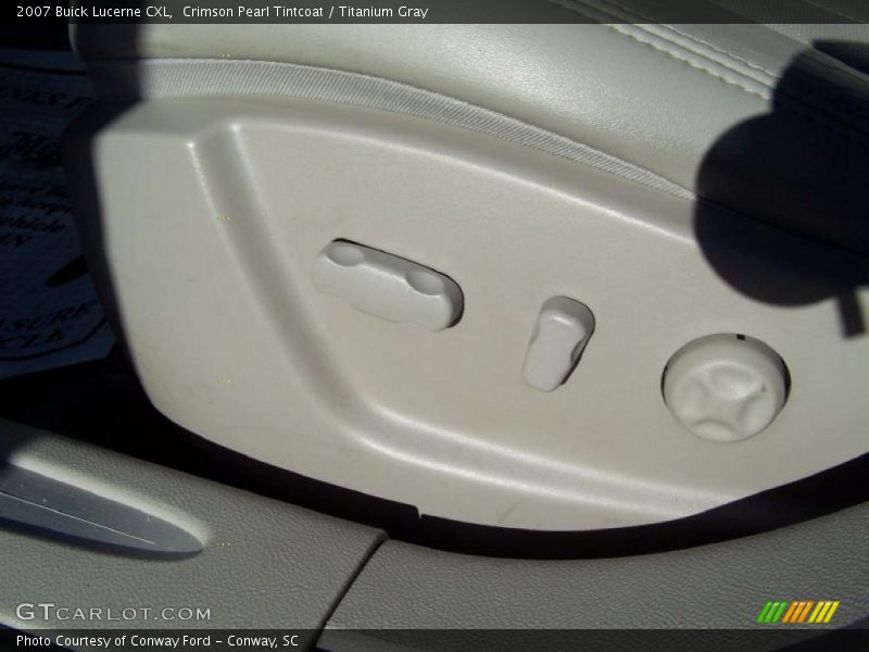 Crimson Pearl Tintcoat / Titanium Gray 2007 Buick Lucerne CXL