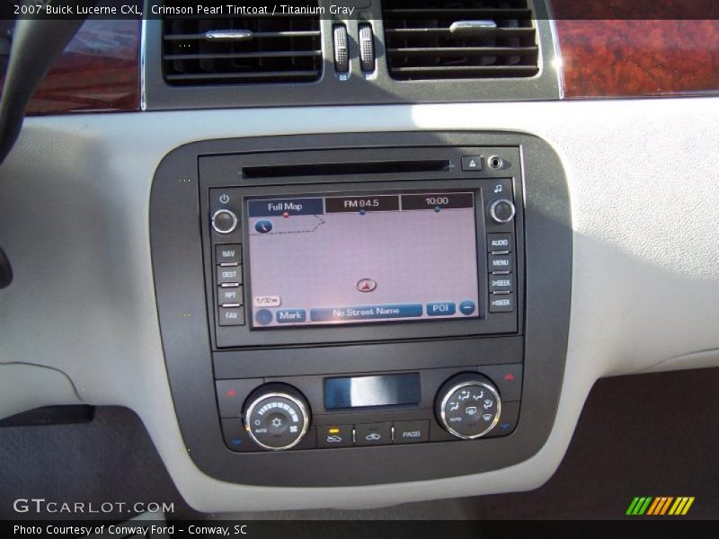 Crimson Pearl Tintcoat / Titanium Gray 2007 Buick Lucerne CXL