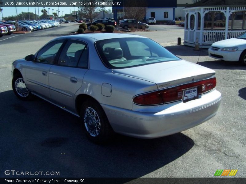 Sterling Silver Metallic / Gray 2005 Buick Century Custom Sedan
