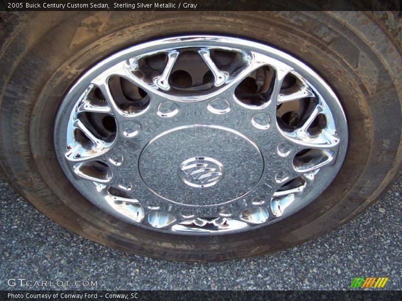 Sterling Silver Metallic / Gray 2005 Buick Century Custom Sedan