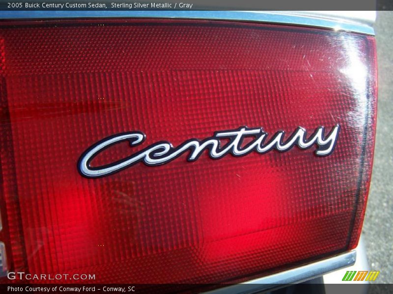 Sterling Silver Metallic / Gray 2005 Buick Century Custom Sedan