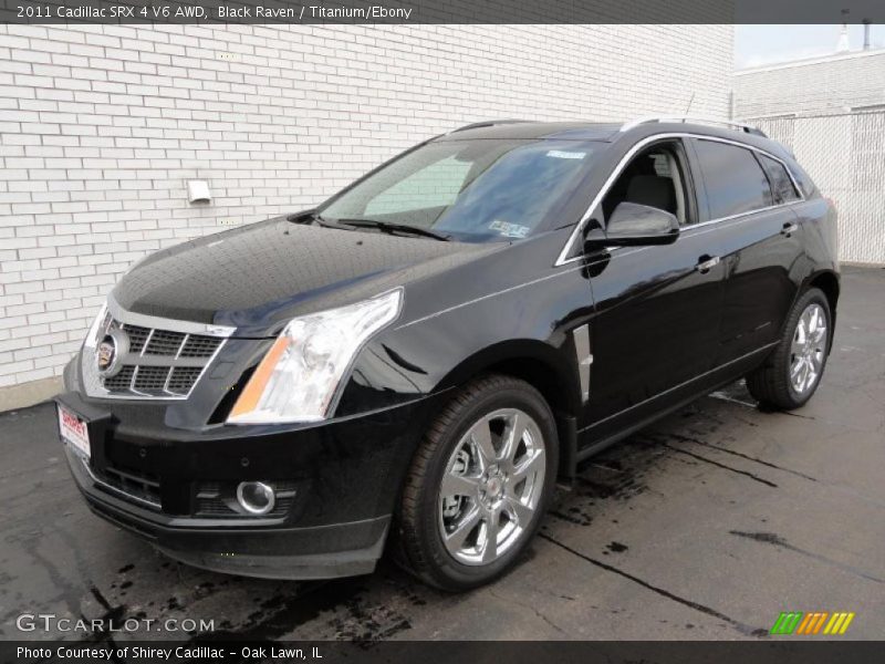 Black Raven / Titanium/Ebony 2011 Cadillac SRX 4 V6 AWD