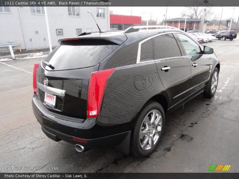 Black Raven / Titanium/Ebony 2011 Cadillac SRX 4 V6 AWD