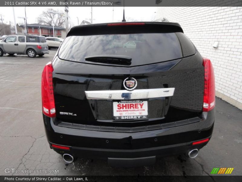 Black Raven / Titanium/Ebony 2011 Cadillac SRX 4 V6 AWD