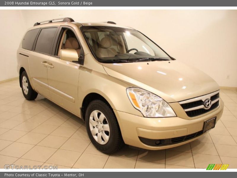 Sonora Gold / Beige 2008 Hyundai Entourage GLS