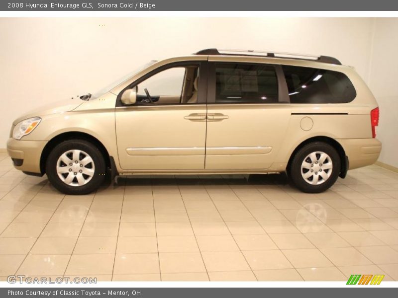 Sonora Gold / Beige 2008 Hyundai Entourage GLS