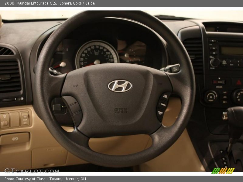 Sonora Gold / Beige 2008 Hyundai Entourage GLS