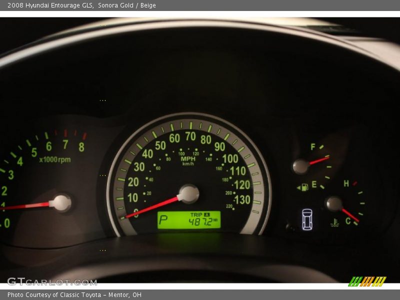 Sonora Gold / Beige 2008 Hyundai Entourage GLS