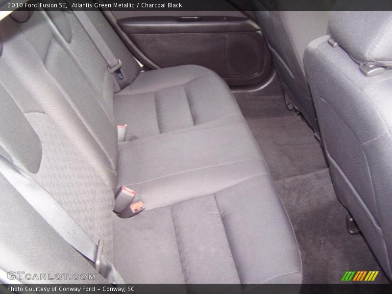 Atlantis Green Metallic / Charcoal Black 2010 Ford Fusion SE