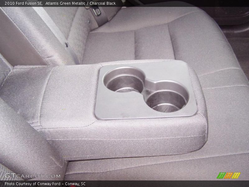 Atlantis Green Metallic / Charcoal Black 2010 Ford Fusion SE