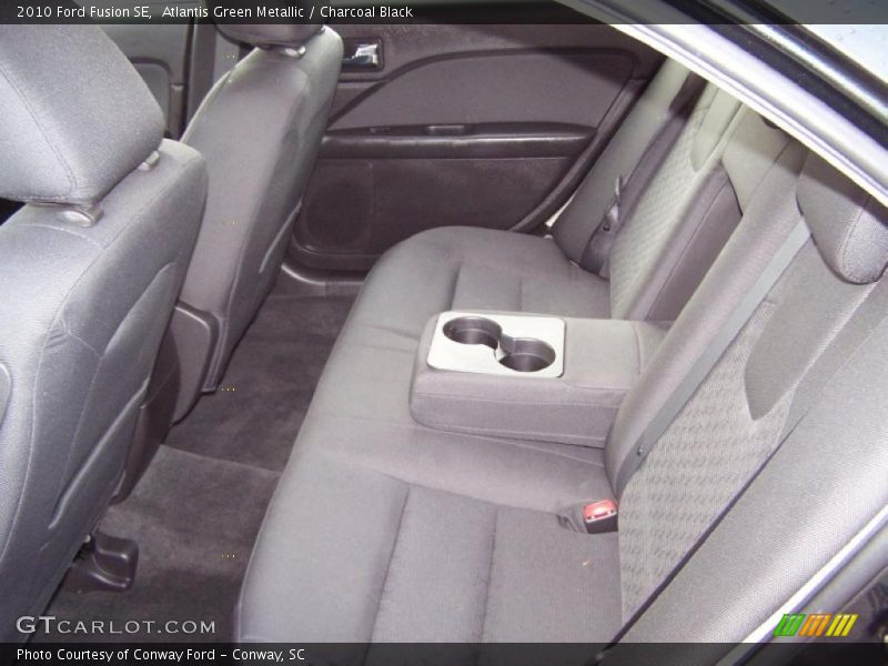 Atlantis Green Metallic / Charcoal Black 2010 Ford Fusion SE