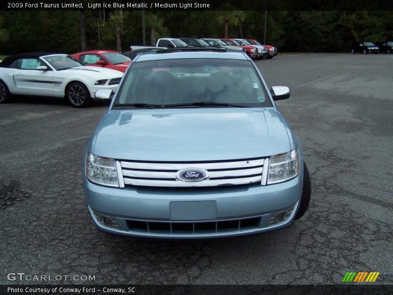 Light Ice Blue Metallic / Medium Light Stone 2009 Ford Taurus Limited