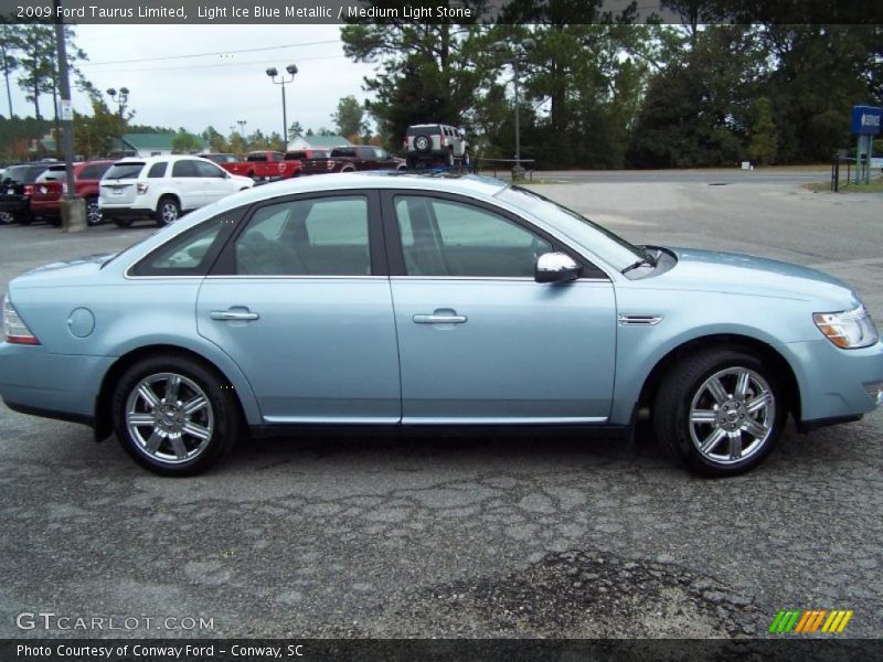 Light Ice Blue Metallic / Medium Light Stone 2009 Ford Taurus Limited