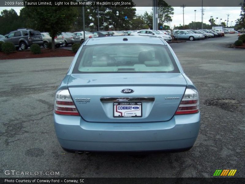 Light Ice Blue Metallic / Medium Light Stone 2009 Ford Taurus Limited