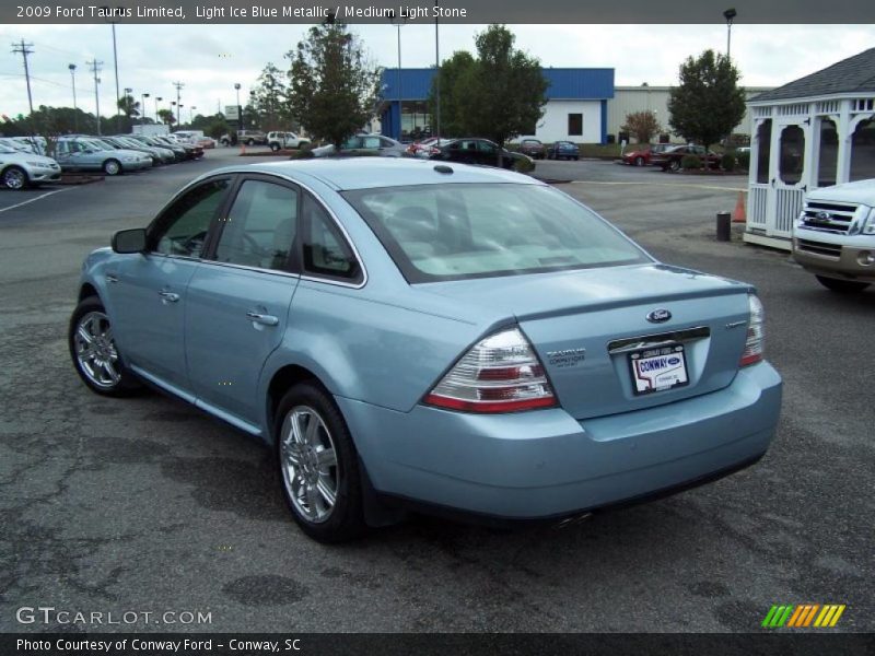 Light Ice Blue Metallic / Medium Light Stone 2009 Ford Taurus Limited