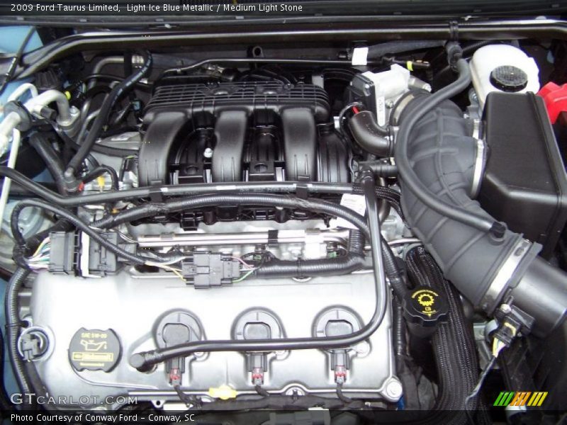 Light Ice Blue Metallic / Medium Light Stone 2009 Ford Taurus Limited