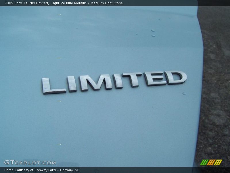 Light Ice Blue Metallic / Medium Light Stone 2009 Ford Taurus Limited