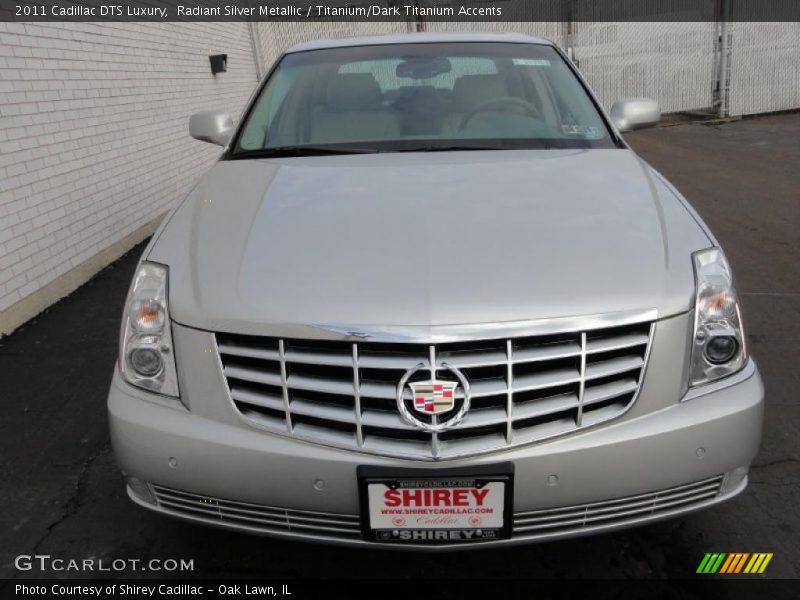Radiant Silver Metallic / Titanium/Dark Titanium Accents 2011 Cadillac DTS Luxury