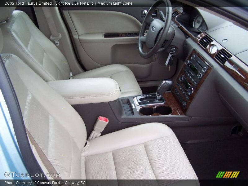 Light Ice Blue Metallic / Medium Light Stone 2009 Ford Taurus Limited