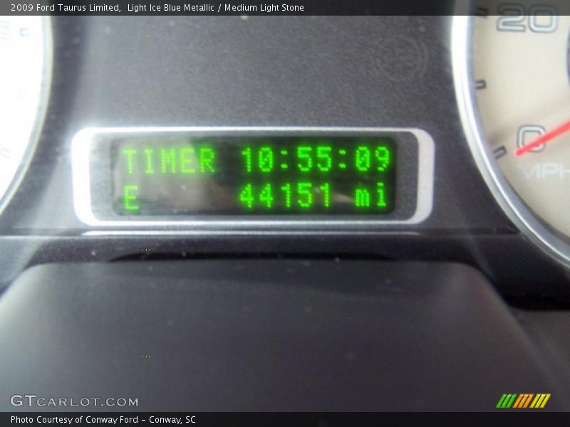 Light Ice Blue Metallic / Medium Light Stone 2009 Ford Taurus Limited