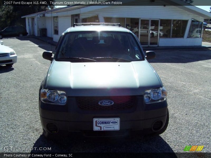 Titanium Green Metallic / Medium/Dark Pebble 2007 Ford Escape XLS 4WD