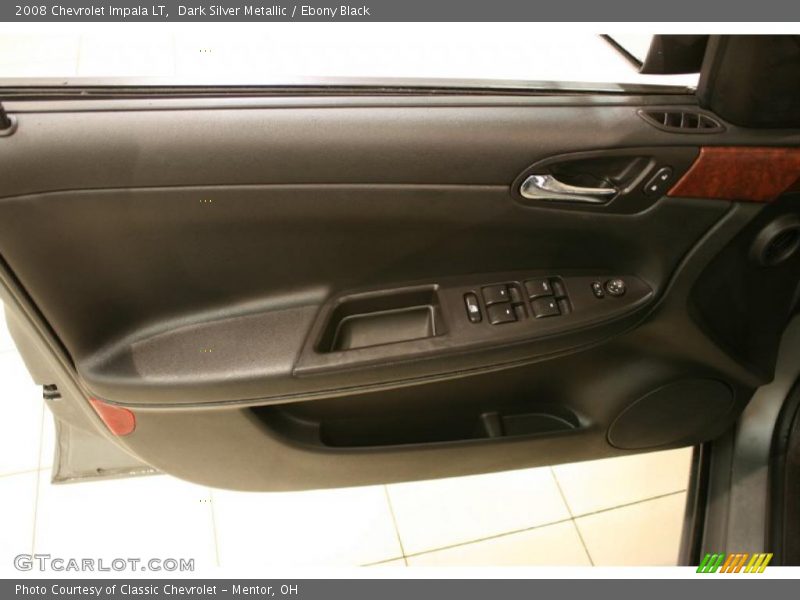Dark Silver Metallic / Ebony Black 2008 Chevrolet Impala LT