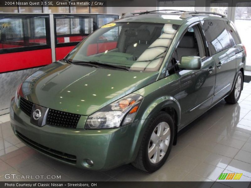 Green Tea Metallic / Gray 2004 Nissan Quest 3.5 SE