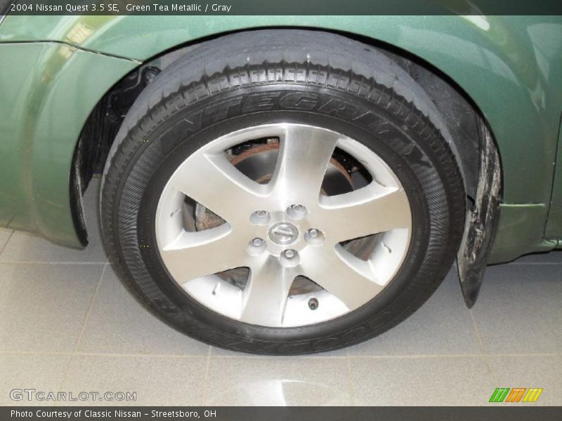 Green Tea Metallic / Gray 2004 Nissan Quest 3.5 SE