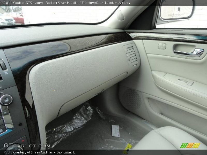 Radiant Silver Metallic / Titanium/Dark Titanium Accents 2011 Cadillac DTS Luxury