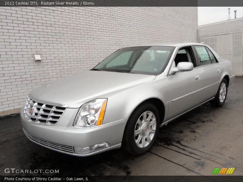Radiant Silver Metallic / Ebony 2011 Cadillac DTS