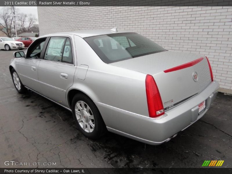 Radiant Silver Metallic / Ebony 2011 Cadillac DTS