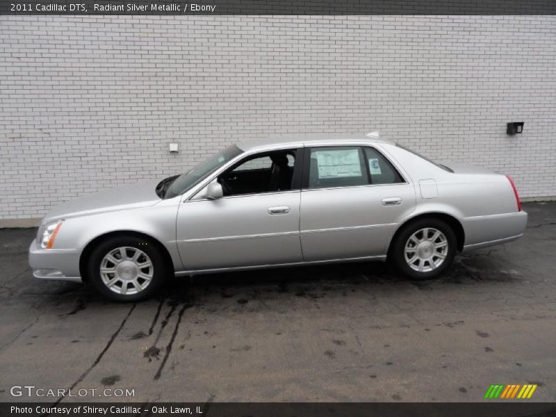 Radiant Silver Metallic / Ebony 2011 Cadillac DTS