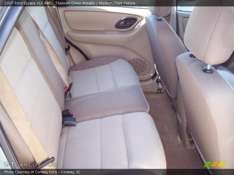 Titanium Green Metallic / Medium/Dark Pebble 2007 Ford Escape XLS 4WD