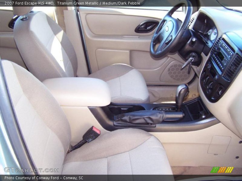 Titanium Green Metallic / Medium/Dark Pebble 2007 Ford Escape XLS 4WD