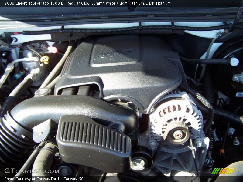 Summit White / Light Titanium/Dark Titanium 2008 Chevrolet Silverado 1500 LT Regular Cab
